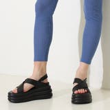 【24年春夏新作】厚底 3段ソール バックバンド クロスベルトサンダル | DEMETER | 詳細画像9 