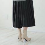 【22年秋冬再販】8.0cmヒール☆スクエアトゥ ストレッチブーツ | DEMETER | 詳細画像16