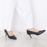 ブラックスムース | 7.0cmヒール☆ポインテッドトゥ パンプス | DEMETER