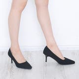 ブラックドークレ | 7.0cmヒール☆ポインテッドトゥ パンプス | DEMETER
