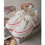 【24年春夏新作】厚底 ボリュームソール レースアップ ローカットスニーカー | DEMETER | 詳細画像10