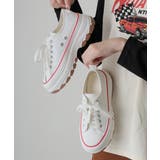 【24年春夏新作】厚底 ボリュームソール レースアップ ローカットスニーカー | DEMETER | 詳細画像11