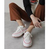 【24年春夏新作】厚底 ボリュームソール レースアップ ローカットスニーカー | DEMETER | 詳細画像12