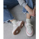 【24年春夏新作】厚底 ボリュームソール レースアップ ローカットスニーカー | DEMETER | 詳細画像17