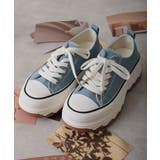 【24年春夏新作】厚底 ボリュームソール レースアップ ローカットスニーカー | DEMETER | 詳細画像21