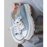 【24年春夏新作】厚底 ボリュームソール レースアップ ローカットスニーカー | DEMETER | 詳細画像22