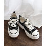 【24年春夏新作】厚底 ボリュームソール レースアップ ローカットスニーカー | DEMETER | 詳細画像29