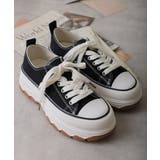 【24年春夏新作】厚底 ボリュームソール レースアップ ローカットスニーカー | DEMETER | 詳細画像3