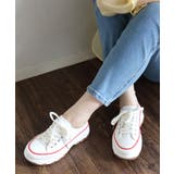 【24年春夏新作】厚底 ボリュームソール レースアップ ローカットスニーカー | DEMETER | 詳細画像36