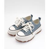 【24年春夏新作】厚底 ボリュームソール レースアップ ローカットスニーカー | DEMETER | 詳細画像49