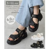 【25年春夏新作】厚底 トラックソール ベルクロ スポーツサンダル | DEMETER | 詳細画像1