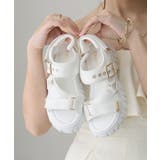 【25年春夏新作】厚底 トラックソール ベルクロ スポーツサンダル | DEMETER | 詳細画像12