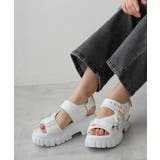 【25年春夏新作】厚底 トラックソール ベルクロ スポーツサンダル | DEMETER | 詳細画像19