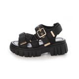 【25年春夏新作】厚底 トラックソール ベルクロ スポーツサンダル | DEMETER | 詳細画像28