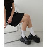 【25年春夏再販】厚底 トリプルソール ボリューム ローファーシューズ | DEMETER | 詳細画像13 