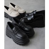 【25年春夏再販】厚底 トリプルソール ボリューム ローファーシューズ | DEMETER | 詳細画像25 