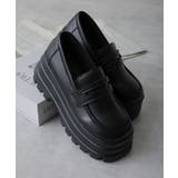 【25年春夏再販】厚底 トリプルソール ボリューム ローファーシューズ | DEMETER | 詳細画像26 