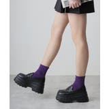 【25年春夏再販】厚底 トリプルソール ボリューム ローファーシューズ | DEMETER | 詳細画像30 