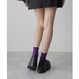 【25年春夏再販】厚底 トリプルソール ボリューム ローファーシューズ | DEMETER | 詳細画像31 