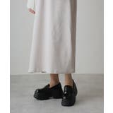 【25年春夏再販】厚底 トリプルソール ボリューム ローファーシューズ | DEMETER | 詳細画像37 