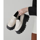 【25年春夏再販】厚底 トリプルソール ボリューム ローファーシューズ | DEMETER | 詳細画像45 