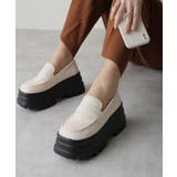 【25年春夏再販】厚底 トリプルソール ボリューム ローファーシューズ | DEMETER | 詳細画像46 