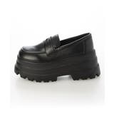 【25年春夏再販】厚底 トリプルソール ボリューム ローファーシューズ | DEMETER | 詳細画像54 