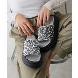 【25年春夏新作】厚底 ダブルソール スパンコール スライドサンダル | DEMETER | 詳細画像33