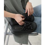 【25年春夏新作】厚底 ダブルソール スパンコール スライドサンダル | DEMETER | 詳細画像4