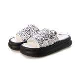 【25年春夏新作】厚底 ダブルソール スパンコール スライドサンダル | DEMETER | 詳細画像41