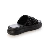 【25年春夏新作】厚底 ダブルソール スパンコール スライドサンダル | DEMETER | 詳細画像44