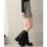 【25年秋冬新作】厚底 ボリュームソール ミドル カバーブーツ | DEMETER | 詳細画像16 