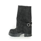 【25年秋冬新作】厚底 ボリュームソール ミドル カバーブーツ | DEMETER | 詳細画像28 