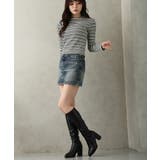 【25年秋冬新作】チャンキーヒール プレーン ストレッチロングブーツ | DEMETER | 詳細画像17 