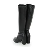 【25年秋冬新作】チャンキーヒール プレーン ストレッチロングブーツ | DEMETER | 詳細画像37 