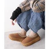 【25年秋冬新作】厚底 凹凸ソール ボリュームファー ムートンシューズ | DEMETER | 詳細画像23 