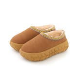 【25年秋冬新作】厚底 凹凸ソール ボリュームファー ムートンシューズ | DEMETER | 詳細画像41 