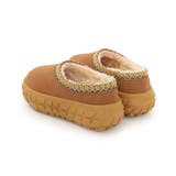 【25年秋冬新作】厚底 凹凸ソール ボリュームファー ムートンシューズ | DEMETER | 詳細画像45 