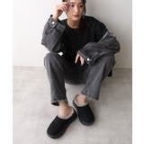 【25年秋冬新作】厚底 凹凸ソール ボリュームファー ムートンシューズ | DEMETER | 詳細画像7 