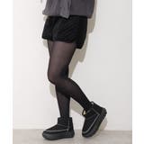 【25年秋冬新作】厚底 凹凸ソール ボリュームファー ショート ムートンブーツ | DEMETER | 詳細画像13 