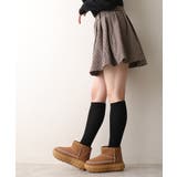 【25年秋冬新作】厚底 凹凸ソール ボリュームファー ショート ムートンブーツ | DEMETER | 詳細画像21 