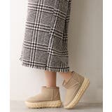 【25年秋冬新作】厚底 凹凸ソール ボリュームファー ショート ムートンブーツ | DEMETER | 詳細画像38 