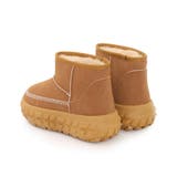 【25年秋冬新作】厚底 凹凸ソール ボリュームファー ショート ムートンブーツ | DEMETER | 詳細画像46 