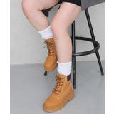 【26年春夏新作】軽量 厚底ソール レースアップ ショートブーツ | DEMETER | 詳細画像18 