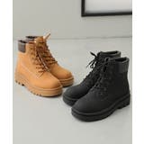 【26年春夏新作】軽量 厚底ソール レースアップ ショートブーツ | DEMETER | 詳細画像2 