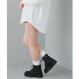 【26年春夏新作】軽量 厚底ソール レースアップ ショートブーツ | DEMETER | 詳細画像8 