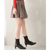 【25年秋冬新作】スクエアトゥ リボン ニットドッキング ショートブーツ | DEMETER | 詳細画像18