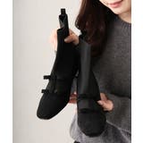 【25年秋冬新作】スクエアトゥ リボン ニットドッキング ショートブーツ | DEMETER | 詳細画像5