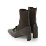 【25年秋冬新作】スクエアトゥ リボン ニットドッキング ショートブーツ | DEMETER | 詳細画像51