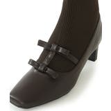 【25年秋冬新作】スクエアトゥ リボン ニットドッキング ショートブーツ | DEMETER | 詳細画像54